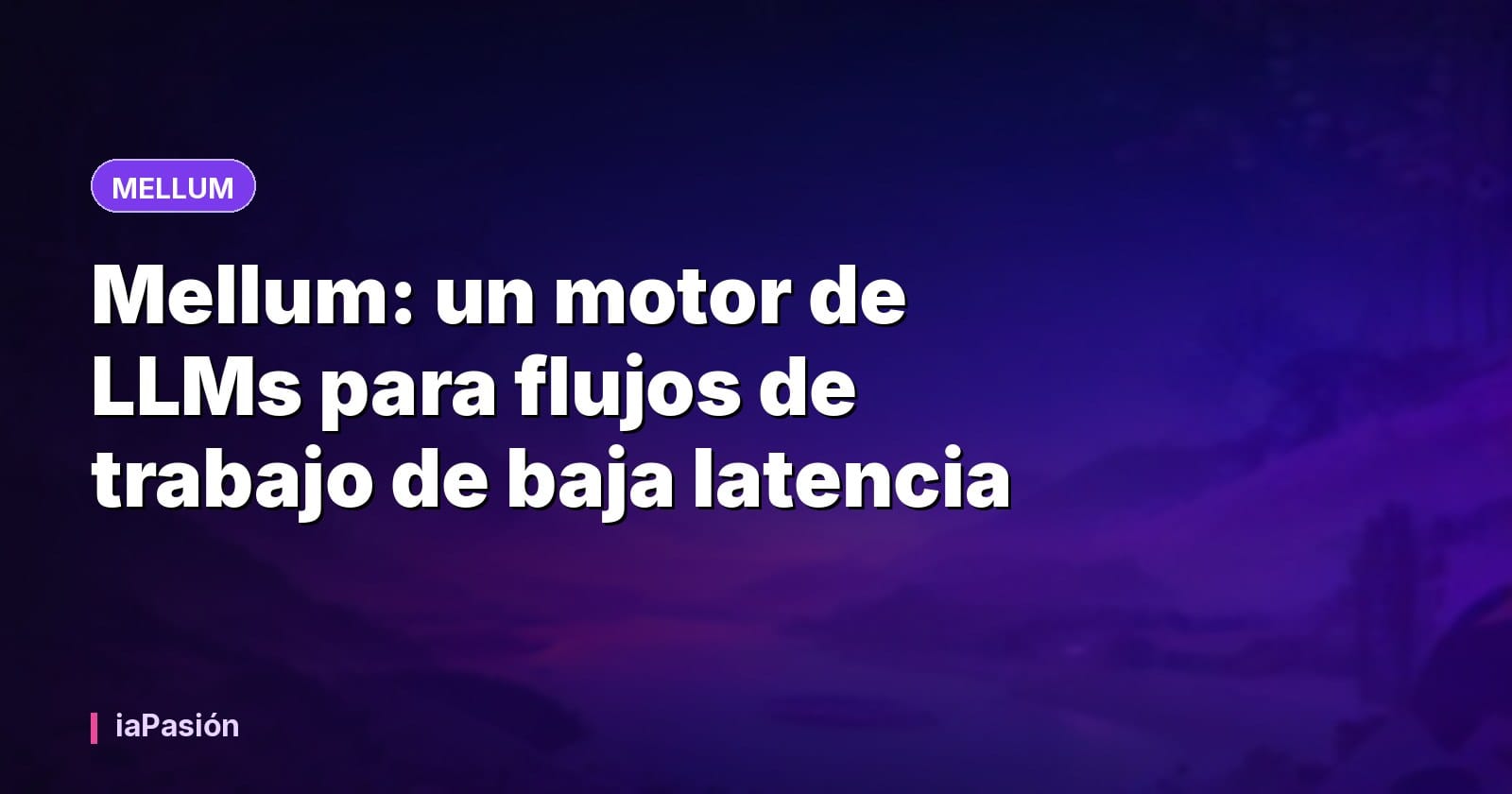 Mellum: un motor de LLMs para flujos de trabajo de baja latencia