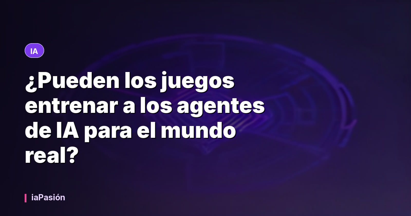 ¿Pueden los juegos entrenar a los agentes de IA para el mundo real?