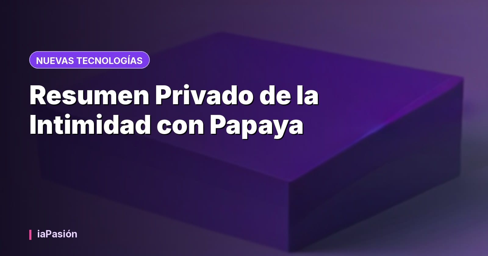 Resumen Privado de la Intimidad con Papaya