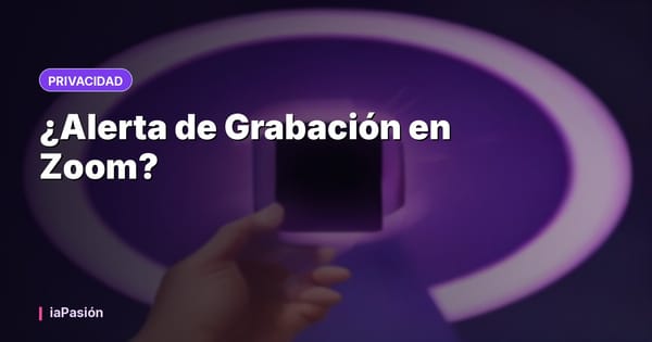 ¿Alerta de Grabación en Zoom?
