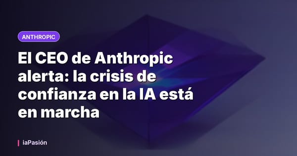 El CEO de Anthropic alerta: la crisis de confianza en la IA está en marcha