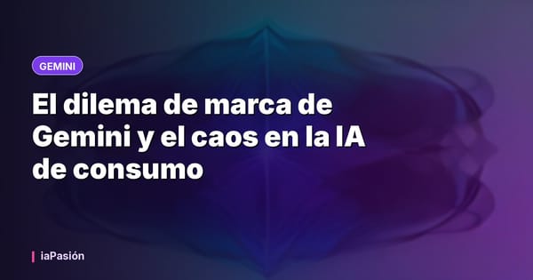 El dilema de marca de Gemini y el caos en la IA de consumo