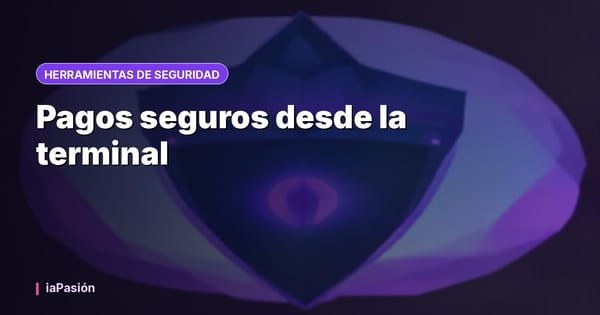 Pagos seguros desde la terminal