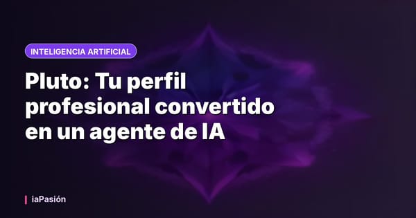 Pluto: Tu perfil profesional convertido en un agente de IA