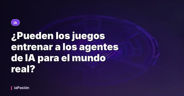 ¿Pueden los juegos entrenar a los agentes de IA para el mundo real?