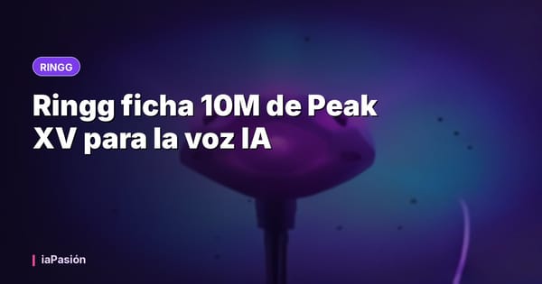 Ringg ficha 10M de Peak XV para la voz IA