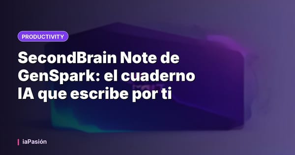 SecondBrain Note de GenSpark: el cuaderno IA que escribe por ti