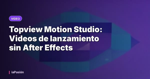 Topview Motion Studio: Videos de lanzamiento sin After Effects