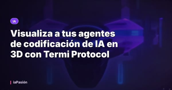 Visualiza a tus agentes de codificación de IA en 3D con Termi Protocol
