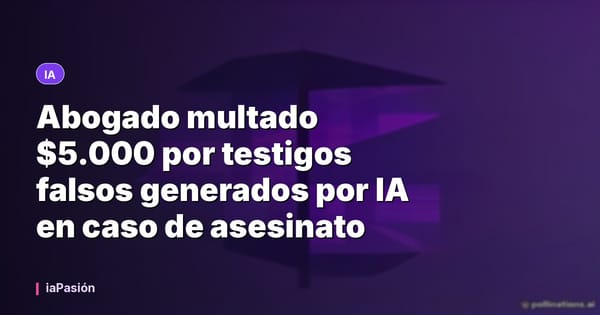 Abogado multado $5.000 por testigos falsos generados por IA en caso de asesinato