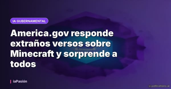 America.gov responde extraños versos sobre Minecraft y sorprende a todos