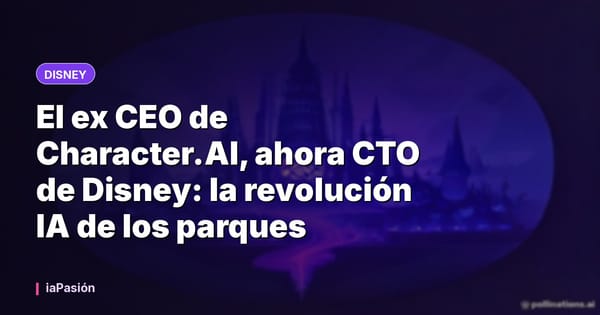 El ex CEO de Character.AI, ahora CTO de Disney: la revolución IA de los parques