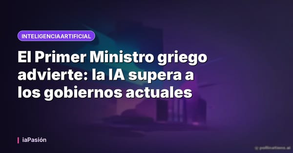 El Primer Ministro griego advierte: la IA supera a los gobiernos actuales