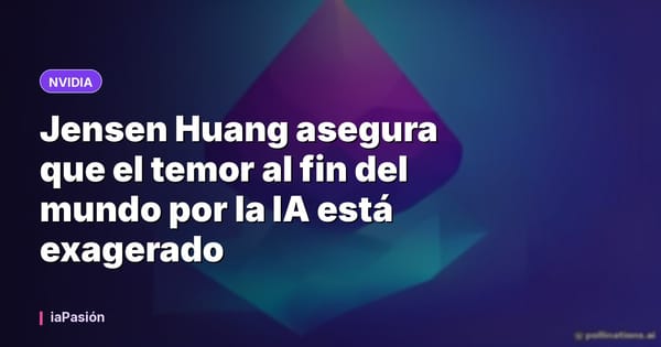 Jensen Huang asegura que el temor al fin del mundo por la IA está exagerado