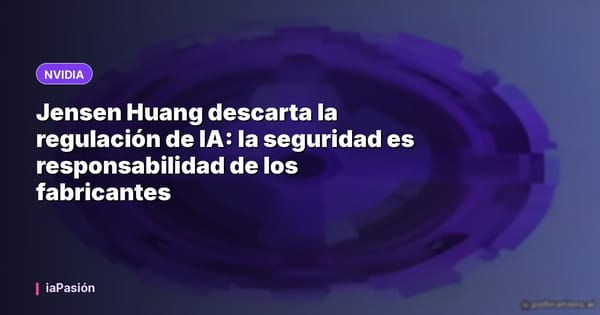 Jensen Huang descarta la regulación de IA: la seguridad es responsabilidad de los fabricantes
