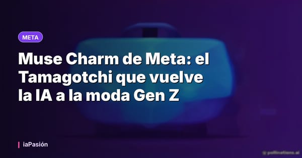 Muse Charm de Meta: el Tamagotchi que vuelve la IA a la moda Gen Z