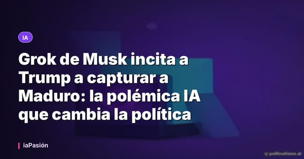 Grok de Musk incita a Trump a capturar a Maduro: la polémica IA que cambia la política