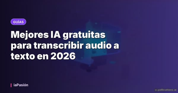 Mejores IA gratuitas para transcribir audio a texto en 2026